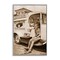 Stupell Industries Vintage Ice Cream Truck Framed Giclee, design by Grotto Studios